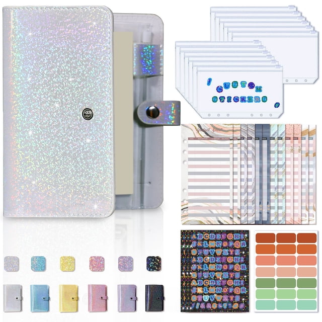 Weekly Undated Budget Planner Financial Ledger | Track Income Expenses Savings Bills | Goal Recording Notebook Organizer | Home Office A6 Size Money Management Log