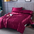 thumbnail image 4 of Nilvkv Washed Silk Ice Silk Conditioning Quilt Summer Cool Quilt Double Quilt Core Solid Color Summer Thin Quilt, 4 of 6