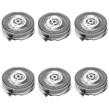 Replacement Heads Blade for Philips Series 5000 Electric Shavers, Razor Cutter Head Compatible with Phillips Series 5000 (S5xxx), AquaTouch (S5xxx), PowerTouch (PT8xx, PT7xx), 6-Pack