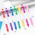 thumbnail image 4 of 10 Pcs Stylo Rouleau Gel Rétractable en Ruban Sensibilisation au Cancer du Sein Stylo Ruban Pointe Stylos Cancer du Sein Stylos à Bille Gel en Plastique pour Femmes Cadeau 10 ml, 4 of 4