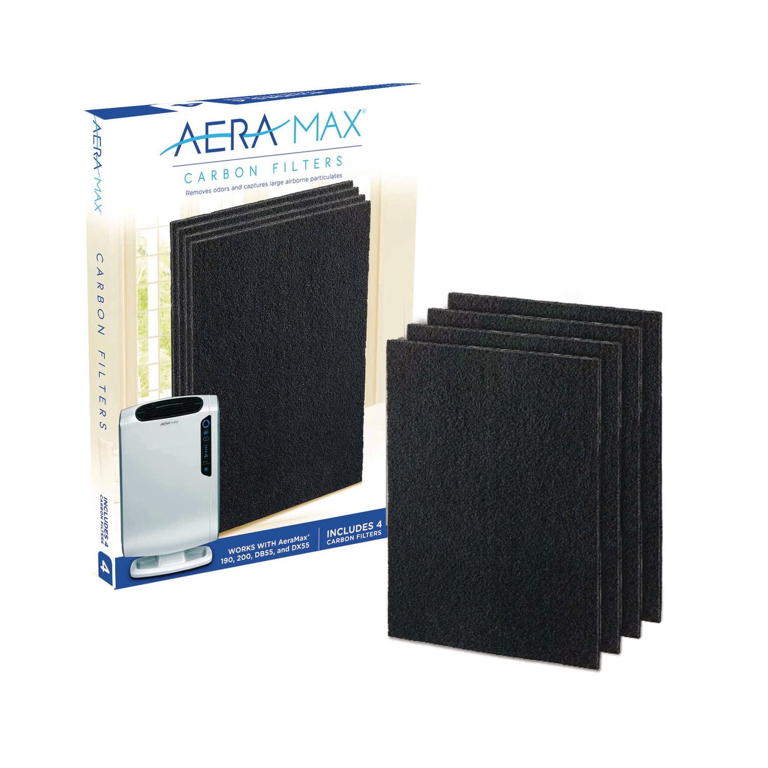 Filtre à charbon actif de Fellowes® AeraMax® 190/200/DX55 purificateur d'air
