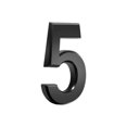 thumbnail image 2 of Penkiiy 2.36 In Floating Address House Number Modern Black Metal Letters Garden Garage Mailbox Decor Number Nail Kit Visual Sign, 2 of 6