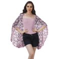 thumbnail image 2 of Moomaya Boléro Ouvert Imprimé Vêtements de Plage pour Kimonos Cardigans pour Femmes, 2 of 5
