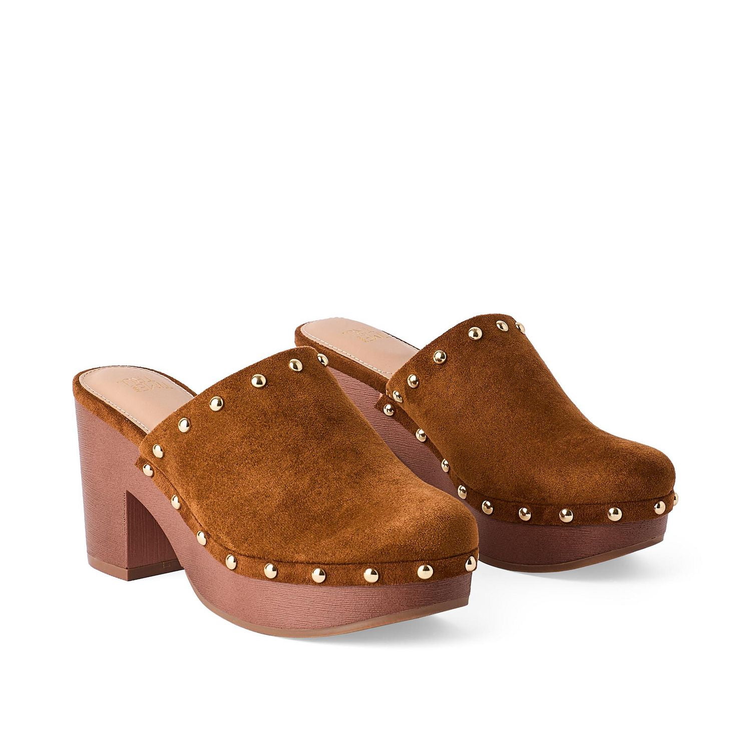 Mules cloutées Time and Tru pour femmes