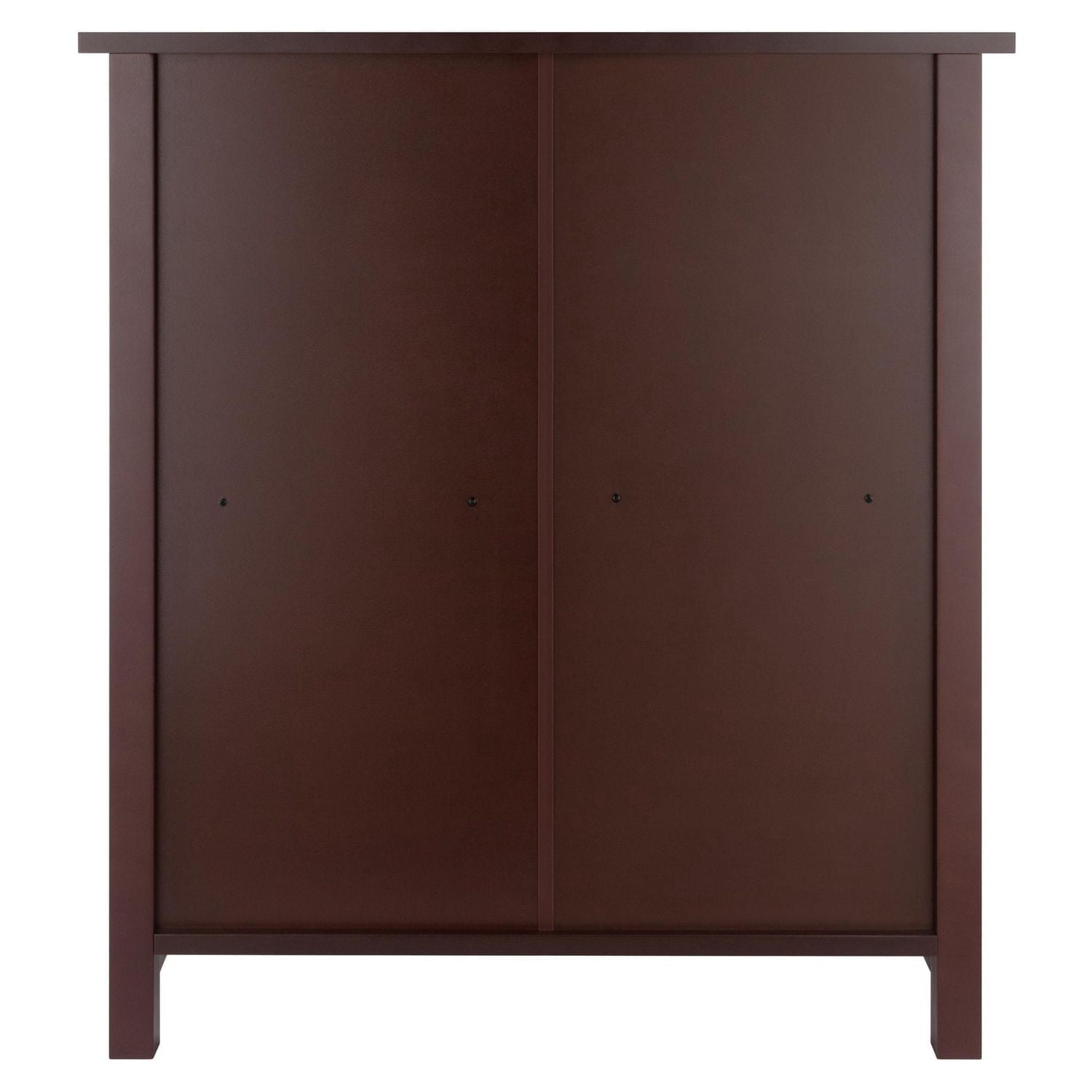Winsome Milan 2-Section Storage Shelf, Walnut - 94228