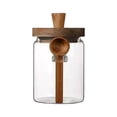 thumbnail image 2 of PEONAVET Coffee Storage Jar Glass Sealed Jar Storage Jar Glass Bottle Coffee Jar Tea Kitchen Miscellaneous Grain Storage Snack Storage Jar Milk Powder Jar, 2 of 7