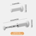 thumbnail image 3 of Chmadoxn Hooks for Hanging Non Perforated Balcony Wall Mounted Multifunctional Clothesline Pole Telescopic Hanging Pole Household Clothesline Rack clothesline pole, 3 of 4