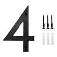 thumbnail image 1 of EGNMCR 5 Inch Modern Metal House Numbers Black Door Number House Address Letters And Numbers For Outside Signs Door number sign, 1 of 5