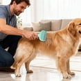thumbnail image 4 of V-Shape Deshedding Comb for Cats and Dogs Efficient Grooming Tool Reduces Shedding and Mats for Long Short Hair, 4 of 4