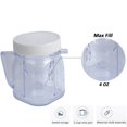 thumbnail image 2 of For Blender Replacement Parts, 4937 Mini Osterizer Blender Jar Accessory, Cup Mini Plastic Jars with Lids (1 Pack), 2 of 9