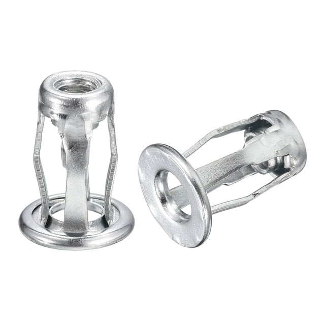 Unique Bargains M5 Jack Nuts, 5 Pack Threaded Insert Nut 304 Stainless Steel Rivet Nuts, 18.4mm Length
