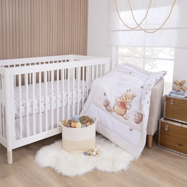 Winnie the Pooh Warm Wishes 3pc Crib Set, Infant, Unisex, Beige