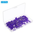 thumbnail image 3 of Unique Bargains Flag Map Push Pins, 1 Inch Travel Map Pins with Plastic Head, Purple, 100Pack, 3 of 6