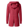 thumbnail image 4 of Combinaison d'Été à Manches Longues à Capuche Pyjama Décontracté d'Hiver Chaud Combinaison de Nuit Pantalon Combinaison, 4 of 7