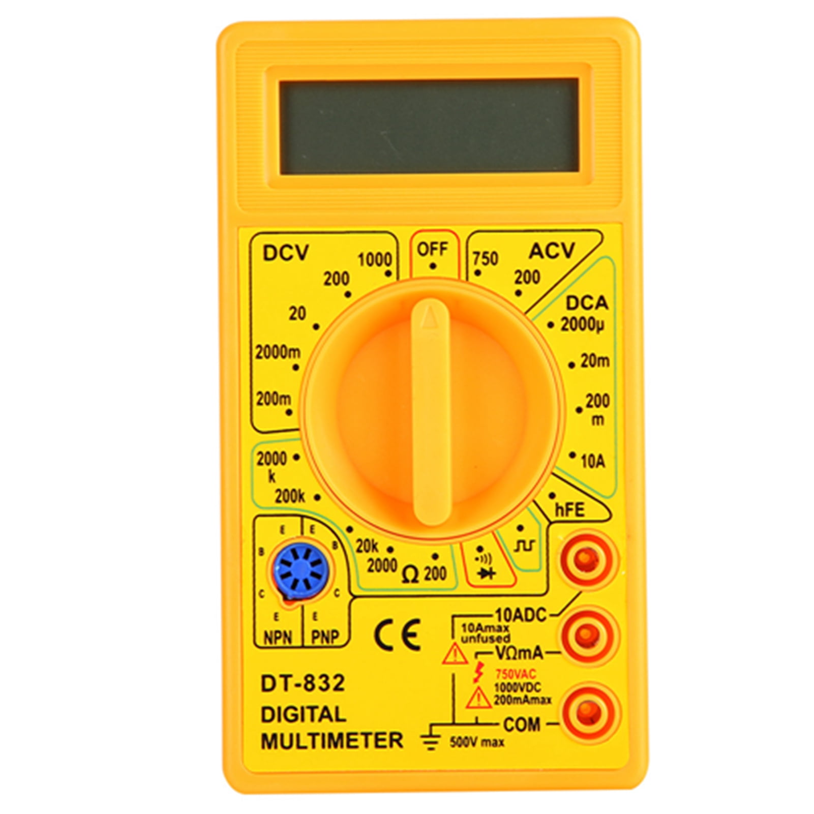 Digital Multimeter, DT-832 Handheld Pocket Digital Multimeter, DC AC ...