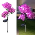 thumbnail image 1 of New Solar Lantern Hydrangea Macrophylla Simulated Flower Household Garden Garden Lantern, 1 of 1