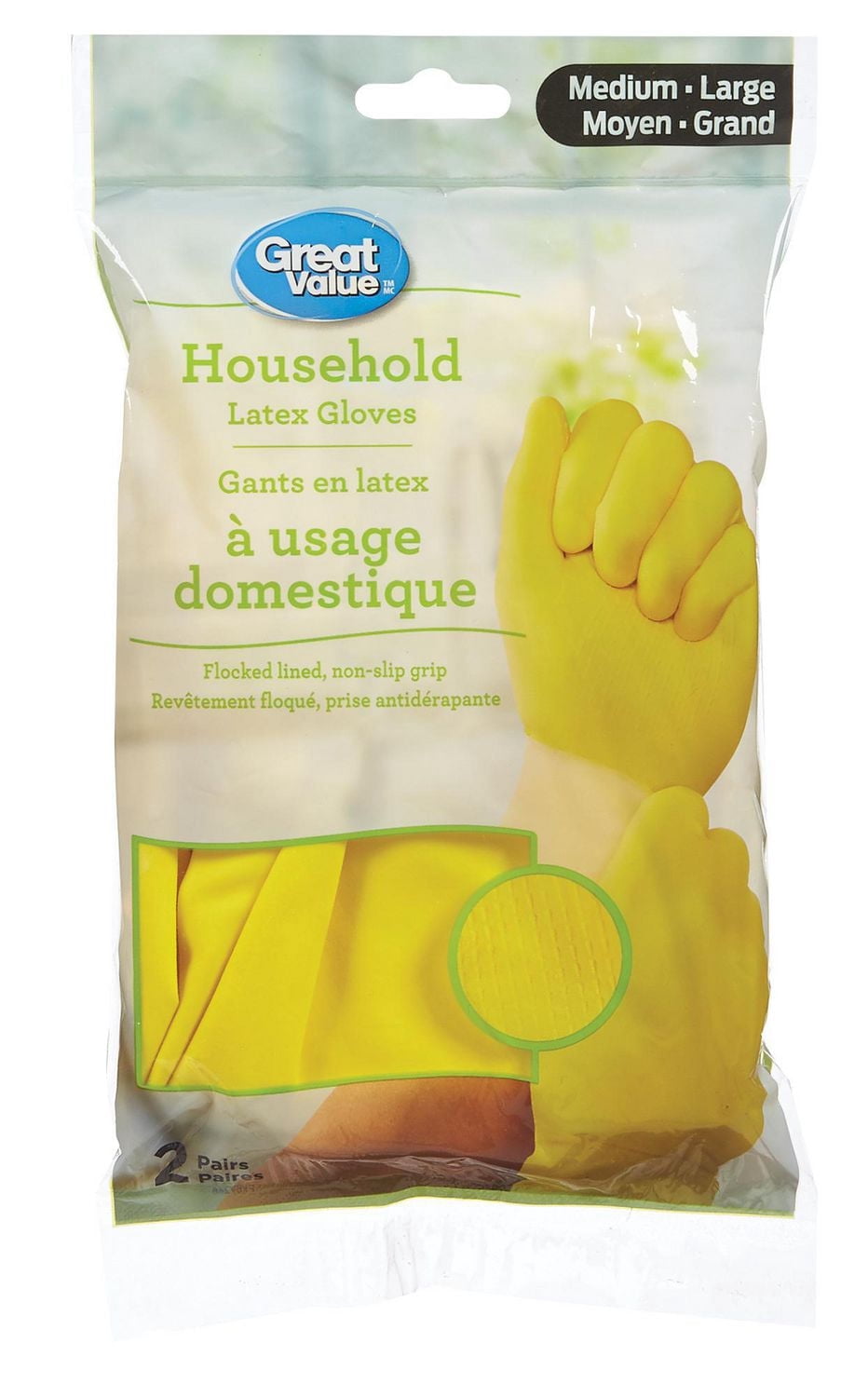 Great Value Pl Gv Hshd Glove 2Pkm/L