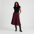 thumbnail image 2 of Mexx Women’s Crew Neck Knit Top with Ruffle Sleeves, 2 of 5