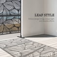 thumbnail image 4 of Outsunny Metal Privacy Screen W/ Expansion Screws Outdoor Divider, Leaf, 4 of 10