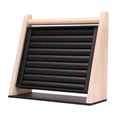 thumbnail image 4 of jinwen s Display Stand Tray 9 Long Slots Vertical Wood Display Showcase Inserts for Black, 4 of 9