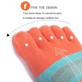 thumbnail image 4 of AONIJIE Coolmax Toe Socks for Men Finger Athletic Running Ankle Socks Quick Dry,3 Pairs, 4 of 7