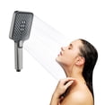 thumbnail image 3 of Shower Head with Handheld High Pressure - 2024 Squares Rain Showerhead with 3 Spray Modes for Body Coverage and Bathroom Upgrade, 3 of 3