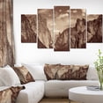 thumbnail image 1 of Rochers et Forêt en Noir et Blanc - Impression sur Toile Paysage, 1 of 1