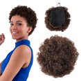 thumbnail image 2 of African Drawstring Ponytail, Premium Synthetic Curly Natural Drawstring Ponytail, 2 of 3