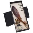 thumbnail image 1 of Calligraphy Pen Kit, Decorative Craft Antique Quill Pen Set Retro  For Calligraphy Practicing For Writing For Students For Teachers White,Brown,Big Red,Pink, 1 of 8