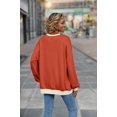 thumbnail image 4 of T-shirts à Manches Longues pour Femmes Orange m, 4 of 7