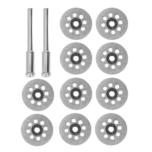10 Pcs Disque de Coupe Diamant avec Trou Outils Rotatifs 22mm