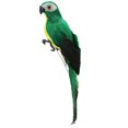 thumbnail image 1 of 2Pcs Foam Feather Artificial Parrot Imitation Bird Model Home Ornament (Green), 1 of 9