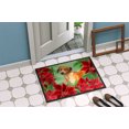 thumbnail image 2 of Carolines Treasures CK1324MAT Rhodesian Ridgeback Poinsettas Indoor or Outdoor Mat, 18 x 27 in., 2 of 4