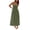 Army Green, variant on Holiday Saving! HVOBTTY Women's Sleeveless Party Dress, Women's Stylish Temperament Wide Strap Sleeveless Dress Black, L
