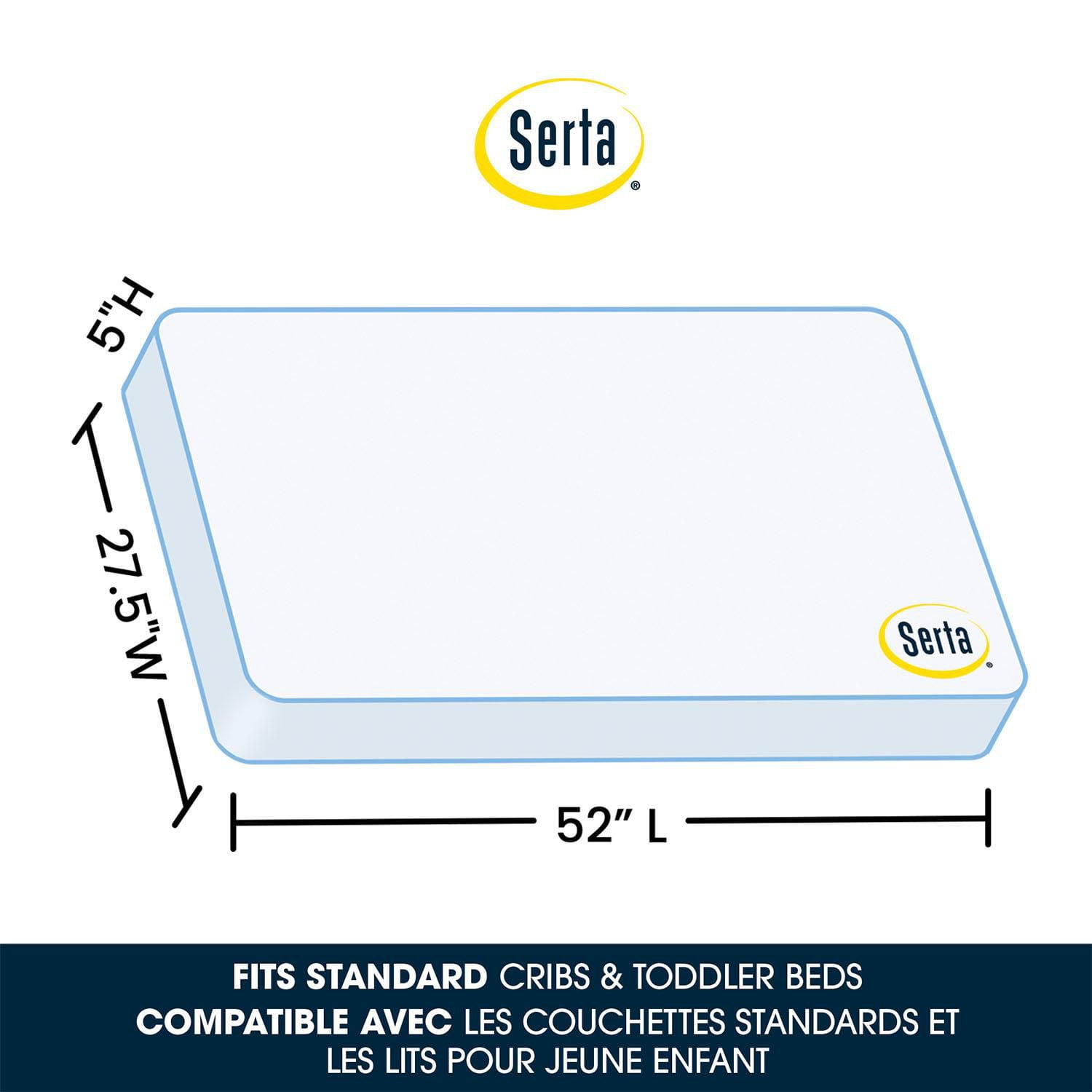 Serta Perfect Rest Crib and Toddler Mattress