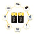 thumbnail image 3 of NANFU 12 Pack Alkaline D Cell Batteries for Household & Business, 3 of 7