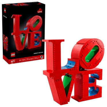LEGO Art LOVE Collectible Building Set for Adults - Gift Idea for Engagements, Anniversaries, & More - Home Decor for Couples - Creative Activity for Art and Design Lovers - 31214
