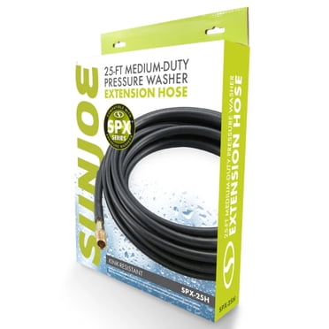 Sun Joe 25-Foot High Pressure Extension Hose for Sun Joe Electric Pressure Washers