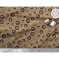 thumbnail image 2 of Soimoi Georgette Viscose Fabric Reindeer,Bow & Bird Decor Fabric Printed Yard 42 Inch Wide, 2 of 3