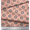 thumbnail image 3 of Soimoi Rayon Fabric Floral Block Fabric Prints by Yard 42 Inch Wide, 3 of 3
