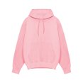 thumbnail image 2 of Innerwin Sweatshirts Drawstring Men's Hoodies Fall Solid Color Thick Hooded Sweatshirt Pink L, 2 of 3