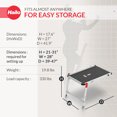 thumbnail image 4 of Hailo TP1 Staircase Platform for Step Stools & Ladders, 330 lbs Capacity, Black, 4 of 12