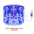 thumbnail image 3 of USB LED Light String Home Office Garden Waterproof Remote Control Timer Lamp String 20m 200LEDs Blue, 3 of 7