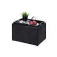 thumbnail image 4 of Convenience Concepts R8-160 Designs4Comfort Pouf d'Appoint avec Espace de Rangement, Noir, 4 of 6