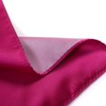 thumbnail image 2 of Fortunatever Poche Carrée en Satin Uni pour Hommes (Rose Vif), 2 of 4