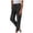 Black, variant on LOVZFMLL Women's Pants, Spring Solid Color Elastic Waist Linen Versatile Straight Leg Casual Wide Leg Pants White, L
