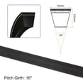 thumbnail image 2 of Unique Bargains M-16 Rubber V Belt Drive Transmission Belt, 2 Pieces, 2 of 6