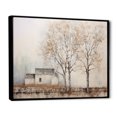 thumbnail image 2 of Designart Large Tree black framed wall art, Rustic Farmhouse Tree Scenery , Trees framed wall art decor, Brown black framed wall art, 44x34 inches black frame, 2 of 5