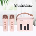 thumbnail image 3 of Karaoke Microphone with Speaker,  Microphone Speaker Portable Pink  for Home, 3 of 7