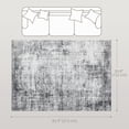 thumbnail image 3 of HOMCOM Area Rug 5x7, Modern Abstract Washable Rug for Living Room, Grey, 3 of 10